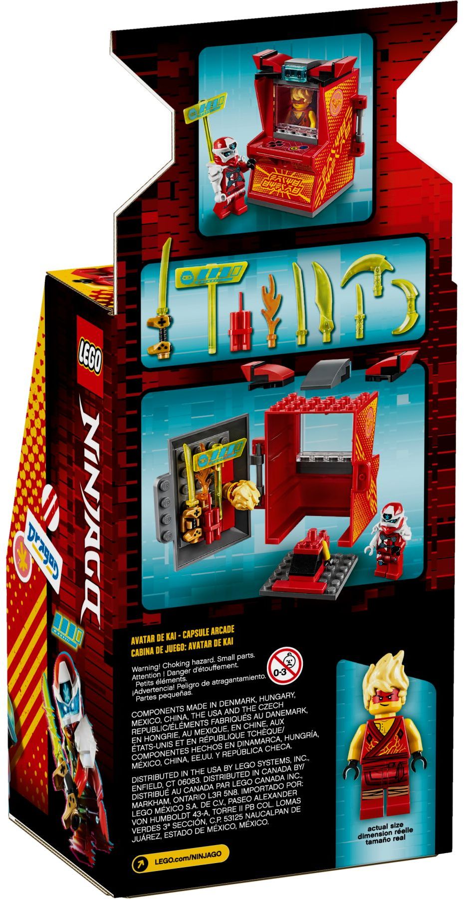 LEGO 71714 NINJAGO Kai Avatar Arcade Pod - Prime Empire