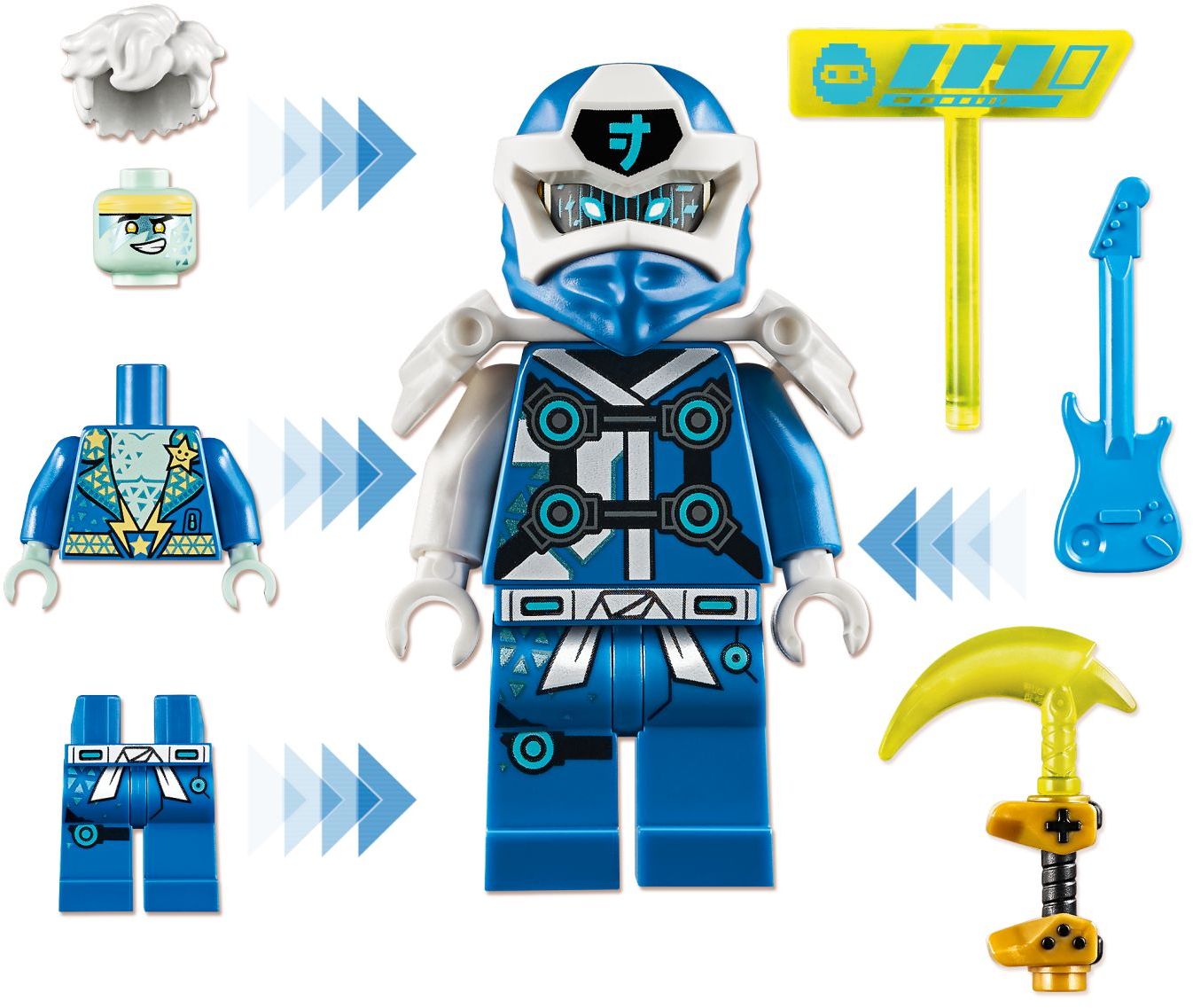 LEGO 71715 Jay Avatar Arcade Pod - NINJAGO Prime Empire Minifigures
