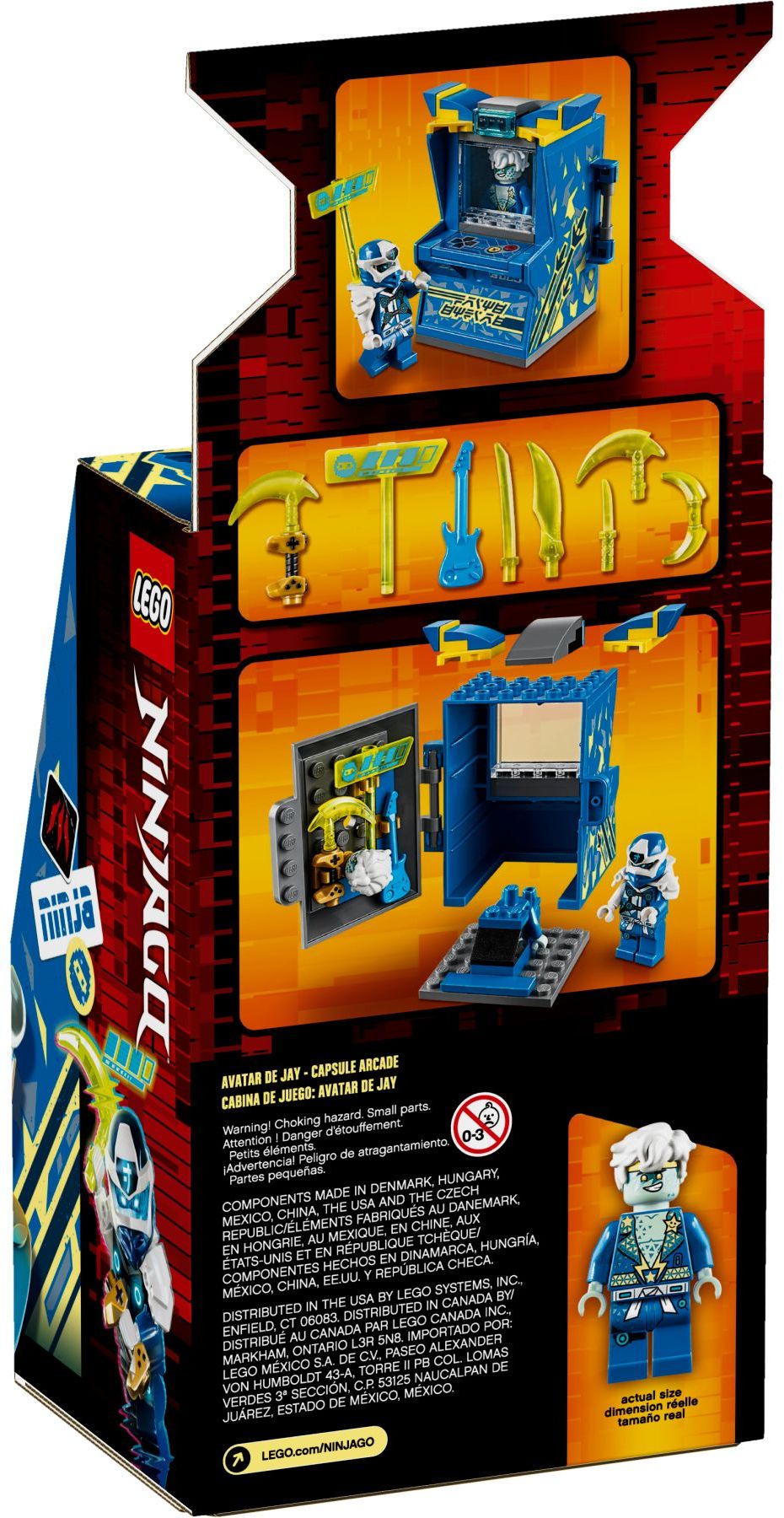 LEGO 71715 Jay Avatar Arcade Pod - NINJAGO Prime Empire Minifigures - SuperSaverAU - view 4