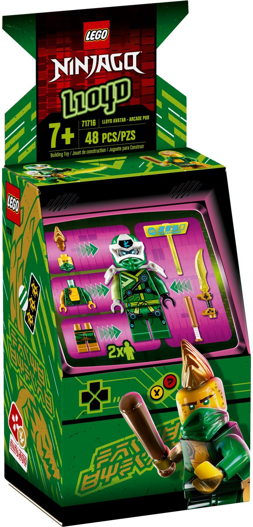 LEGO 71716 Lloyd Avatar - Arcade Pod & Minifigures - SuperSaverAU - view 1