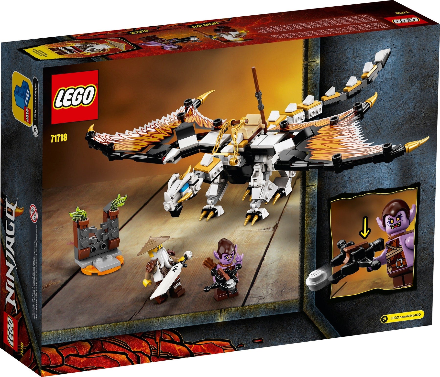 LEGO 71718 Wu's Battle Dragon: NINJAGO Dragon Toy with Minifigures - SuperSaverAU - view 5