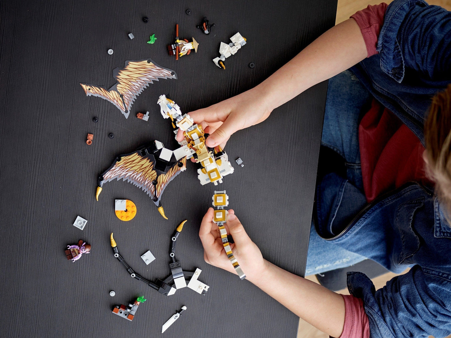 LEGO 71718 Wu's Battle Dragon: NINJAGO Dragon Toy with Minifigures