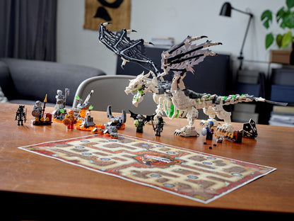 LEGO 71721 Skull Sorcerer's Dragon: NINJAGO Dragon & Board Game