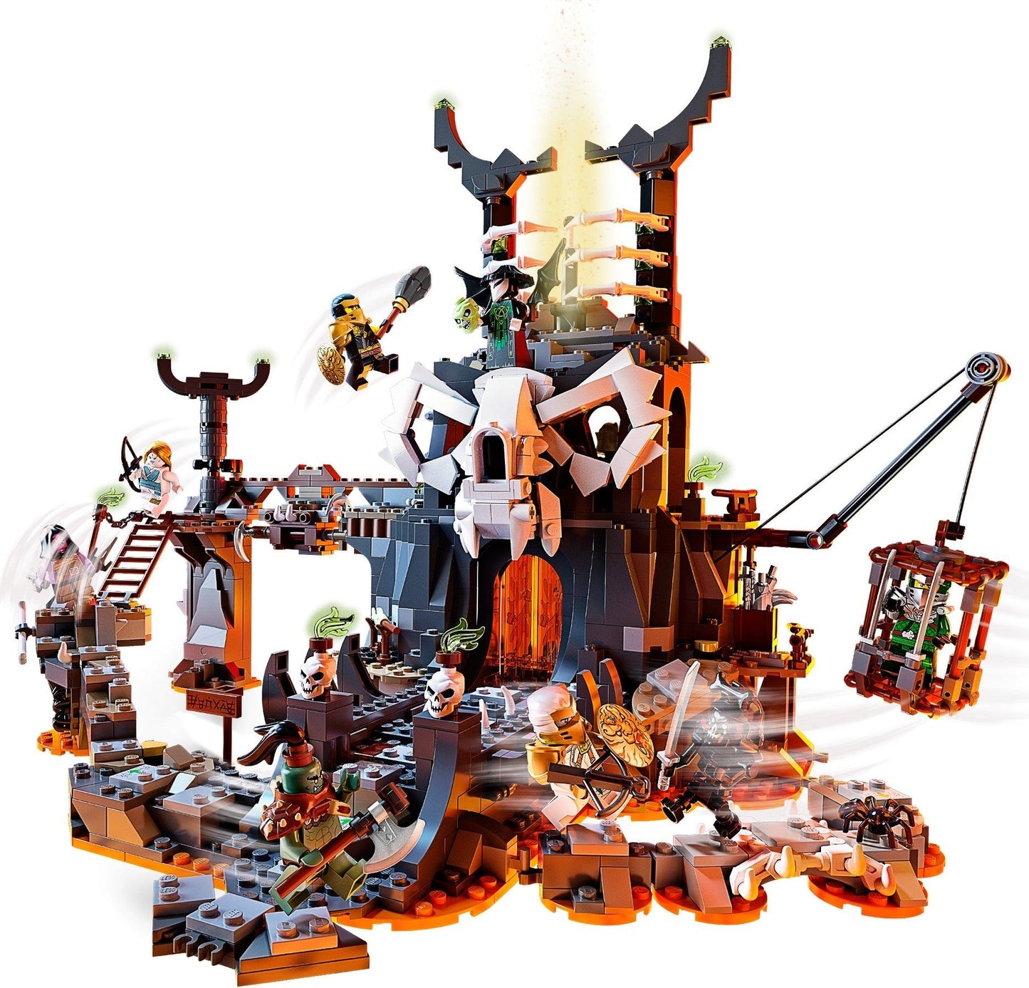 LEGO NINJAGO 71722 Skull Sorcerer’s Dungeons 2in1 Building Set- Auzzi Store