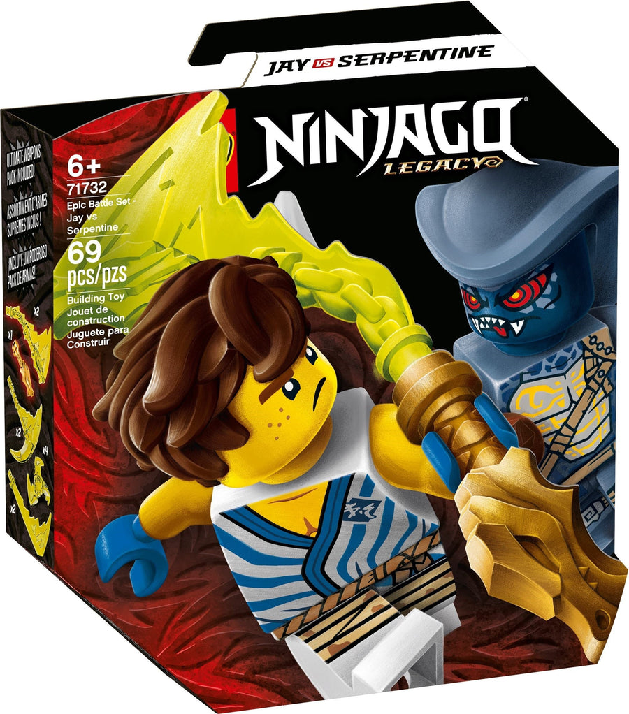 LEGO 71732 Epic Battle Set: Jay vs. Serpentine - SuperSaverAU - view 1