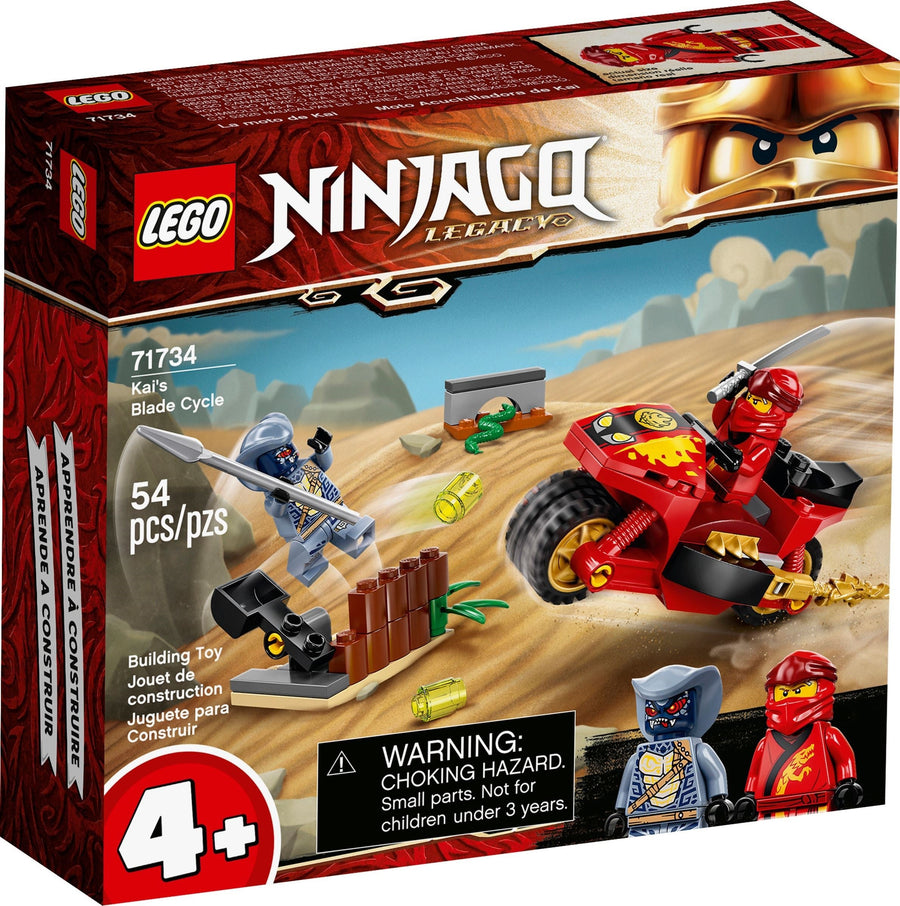 LEGO 71734 Kai's Blade Cycle Motorcycle Ninja Toy 4+ - SuperSaverAU - view 1