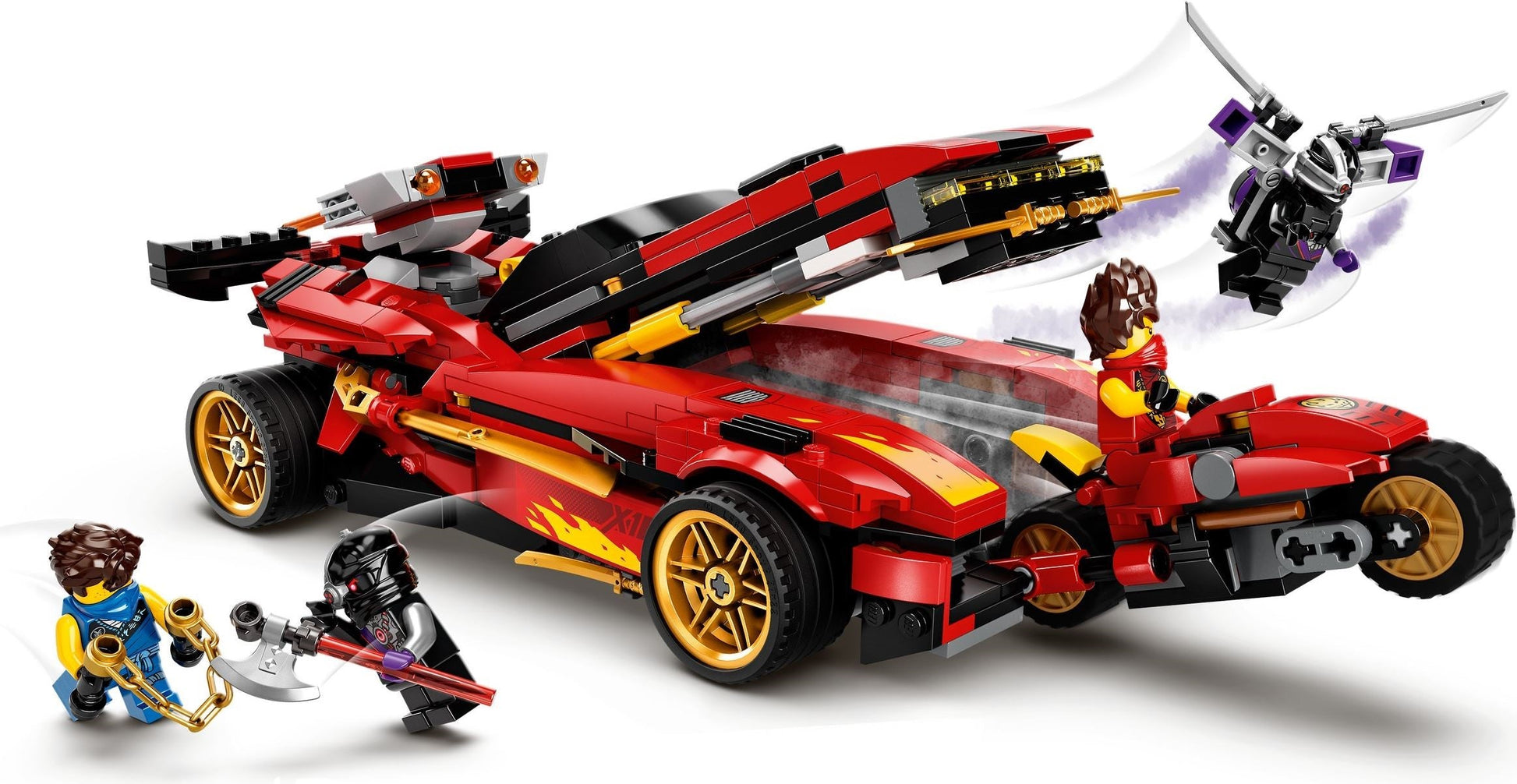 Lego Ninjago 71737 X-1 Ninja Charger- Auzzi Store
