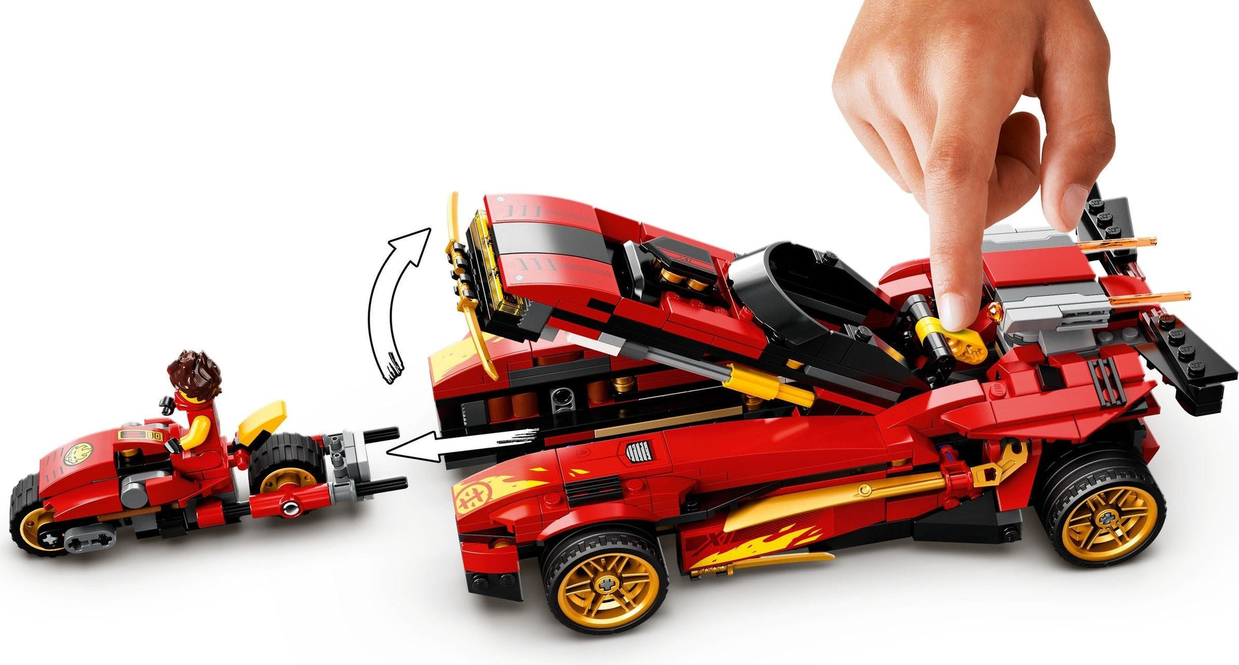Lego Ninjago 71737 X-1 Ninja Charger- Auzzi Store