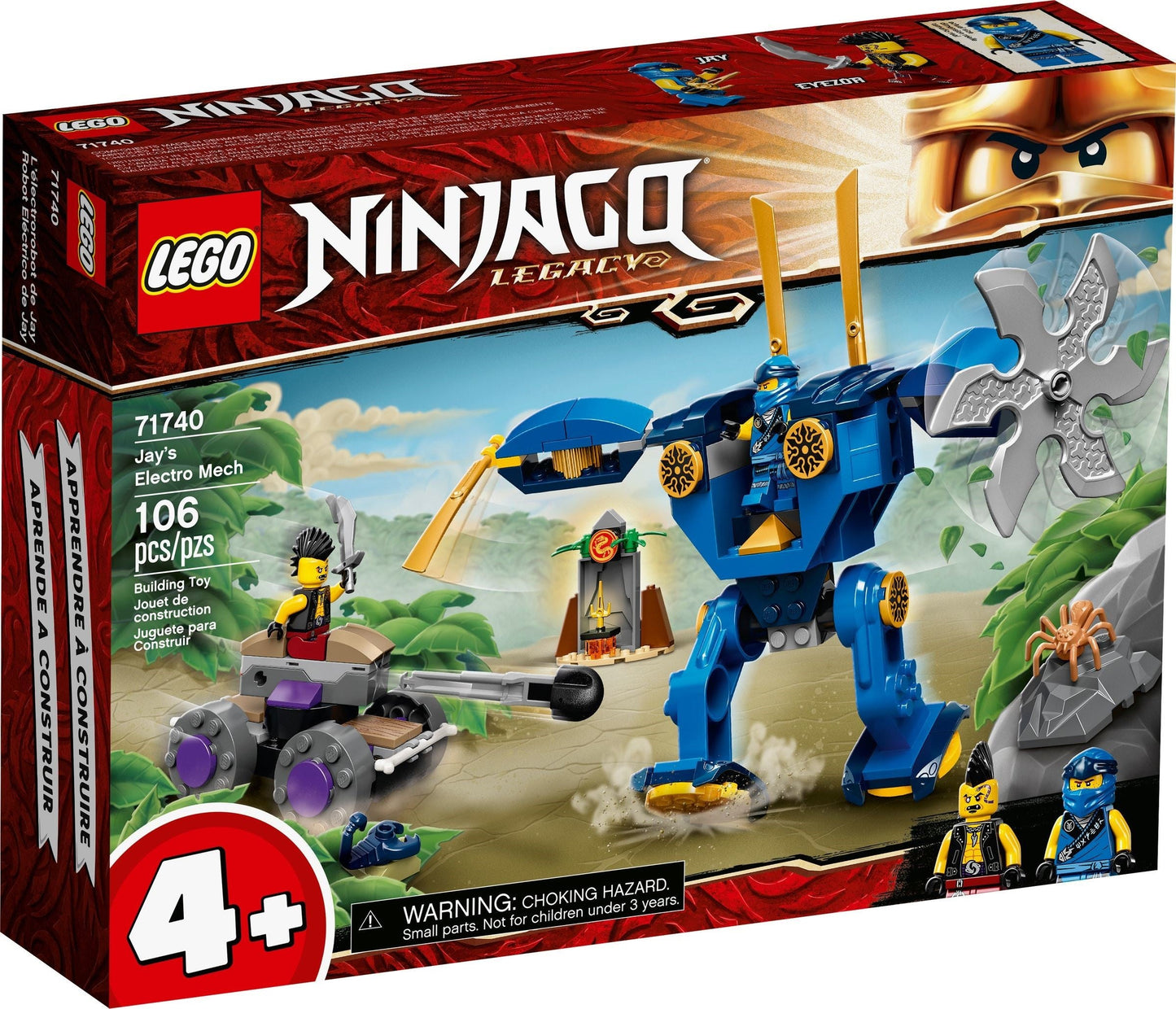 LEGO Ninjago 71740 Jay's Electro Mech- Auzzi Store