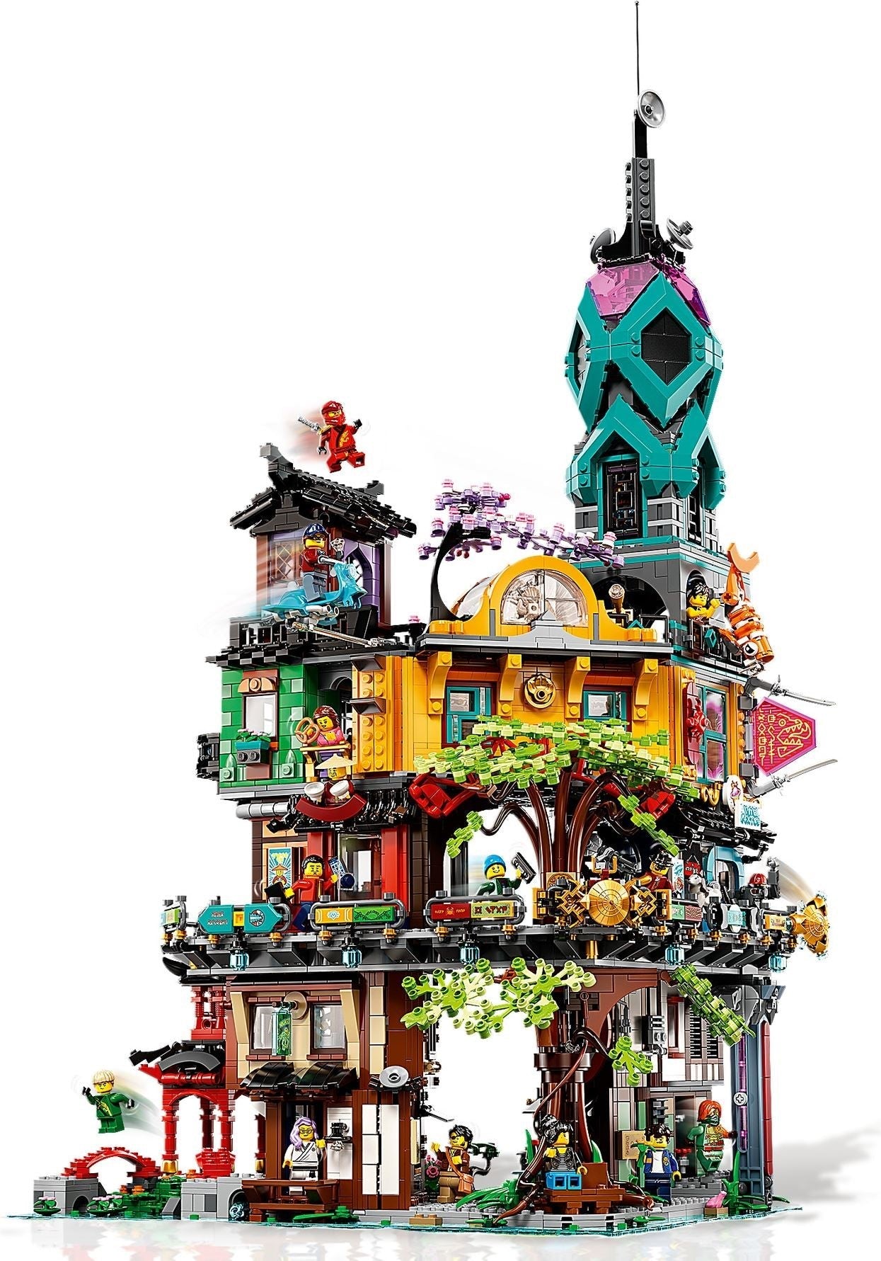 LEGO 71741 NINJAGO City Gardens - SuperSaverAU - view 3