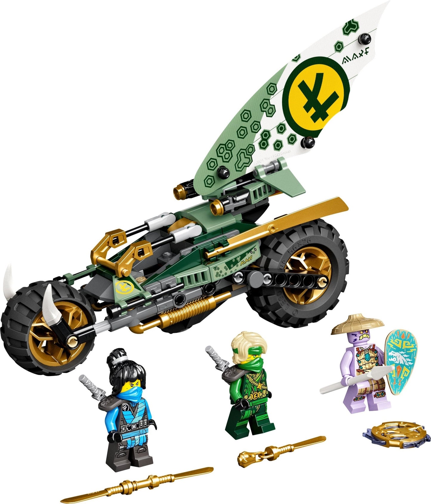 LEGO 71745 Lloyd's Jungle Chopper Bike NINJAGO 2-in-1 Playset