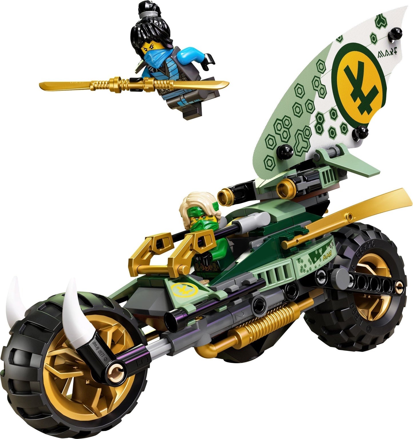 LEGO 71745 Lloyd's Jungle Chopper Bike NINJAGO 2-in-1 Playset