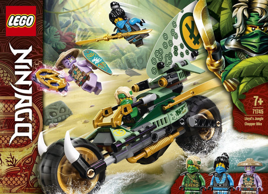LEGO 71745 Lloyd's Jungle Chopper Bike NINJAGO 2-in-1 Playset