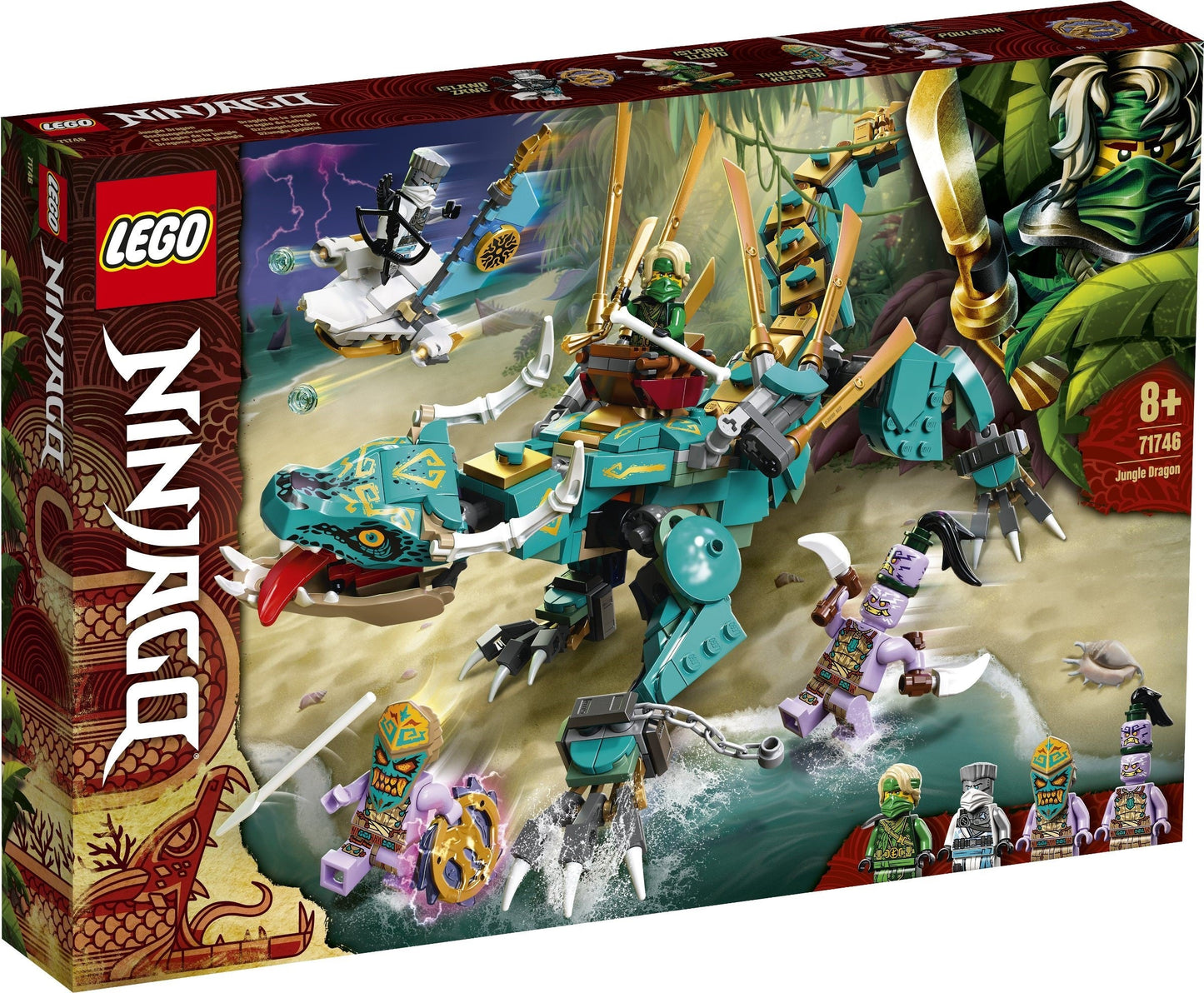 LEGO 71746 NINJAGO Jungle Dragon Playset