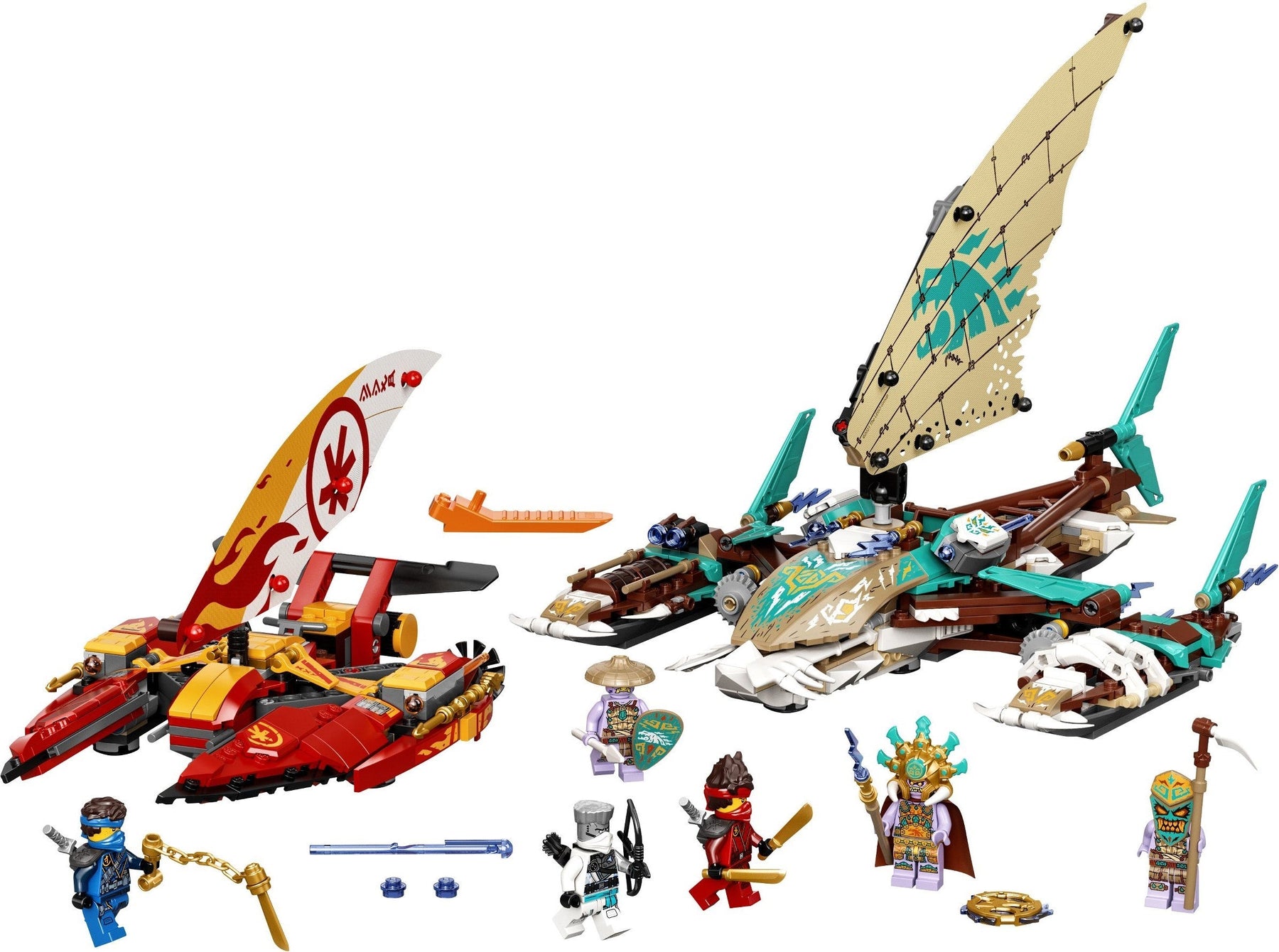 LEGO 71748 NINJAGO Catamaran Sea Battle - SuperSaverAU - view 3