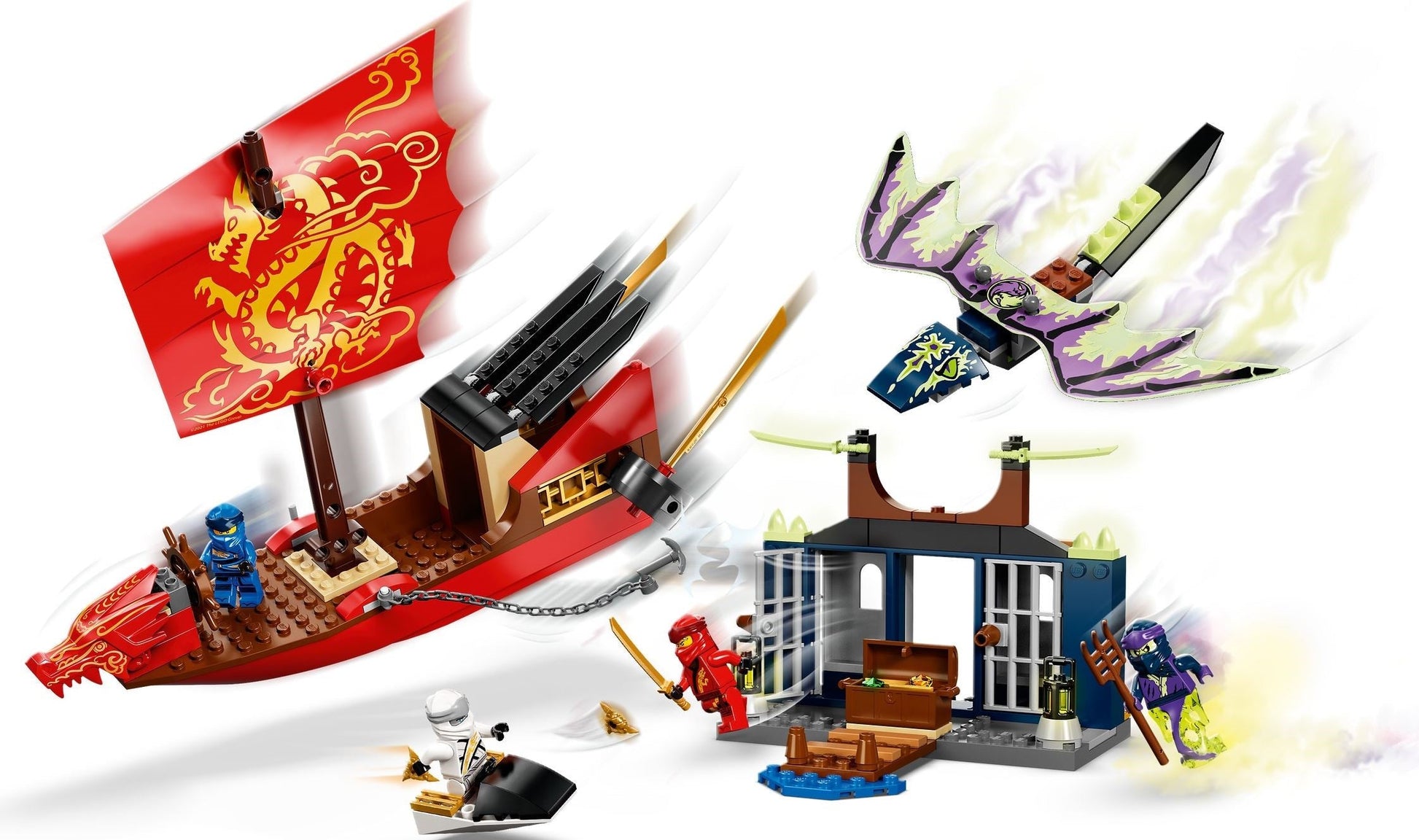 LEGO Ninjago Series 71749 Final Flight of Destiny's Bounty- Auzzi Store