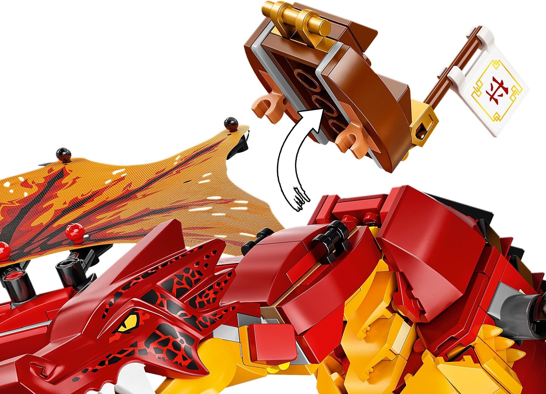 Lego 71753 NINJAGO Fire Dragon Attack Legacy Kai, Zane - SuperSaverAU - view 6