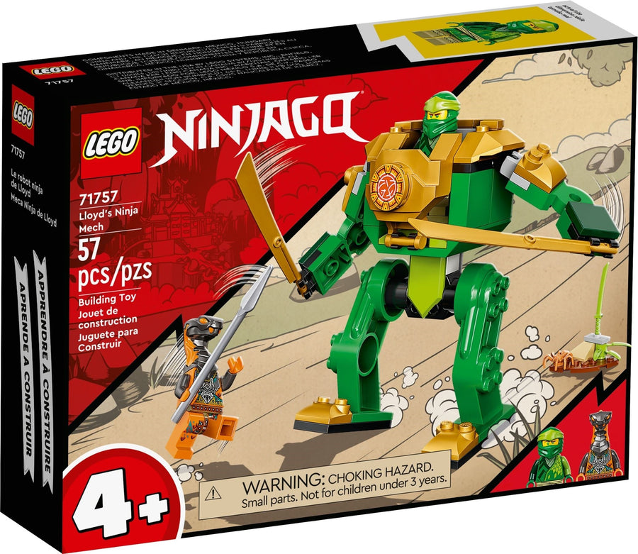 LEGO 71757 Lloyd's Ninja Mech - Buildable Action Toy for Kids 4+ - SuperSaverAU - view 1