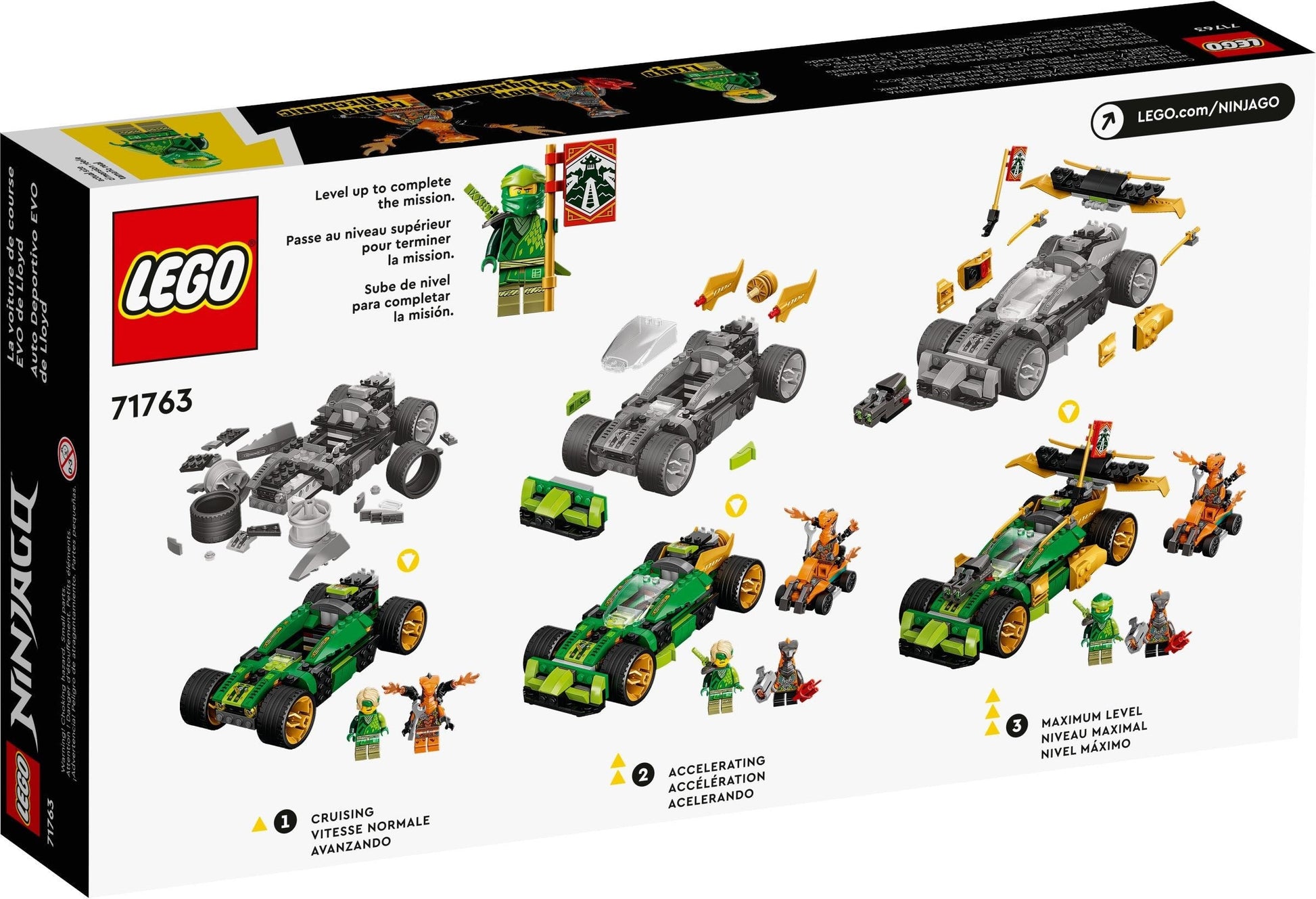 LEGO 71763 Ninjago Lloyd’s Race Car EVO - Lloyd- Auzzi Store