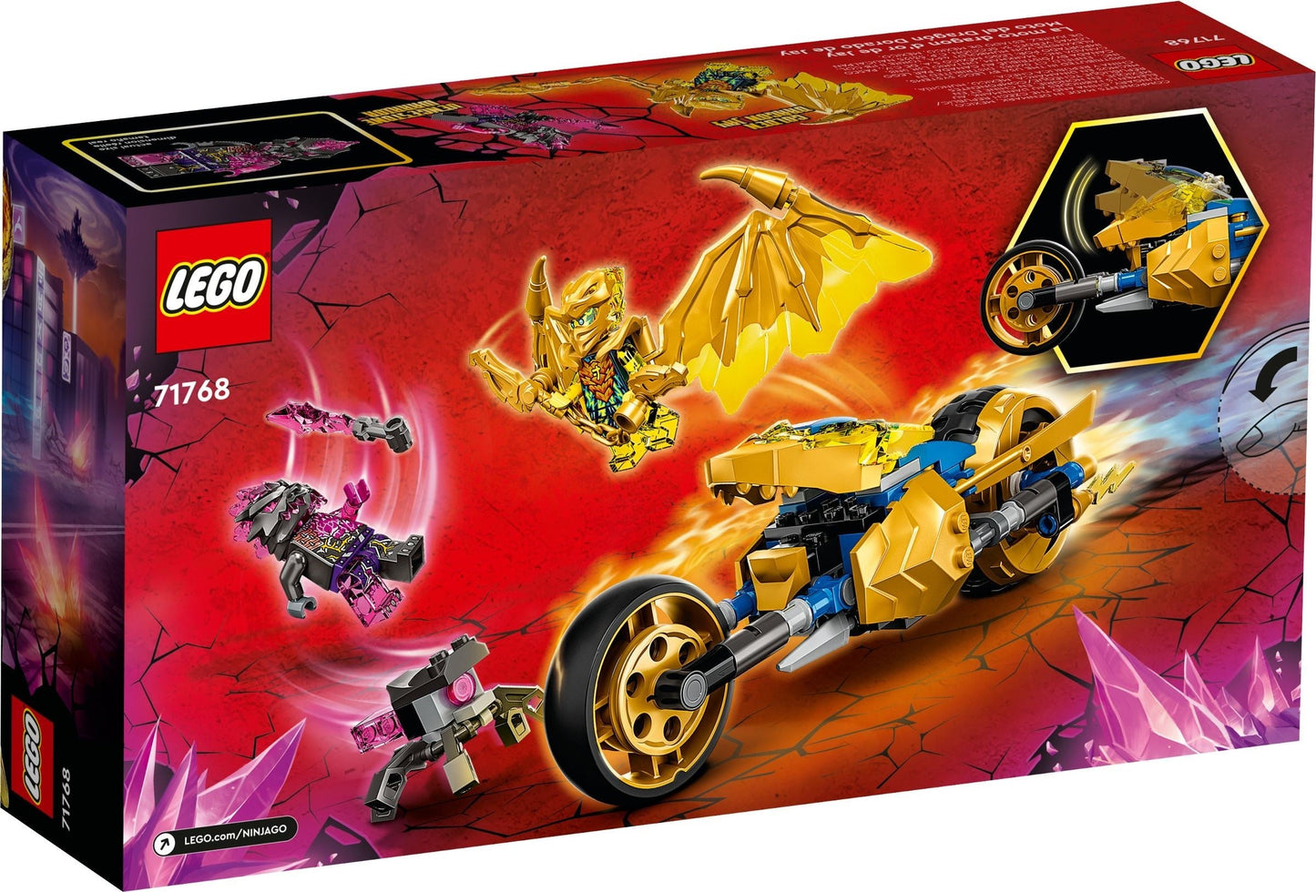 Lego Ninjago 71768 Jay's Golden Dragon Moto Jet- Auzzi Store