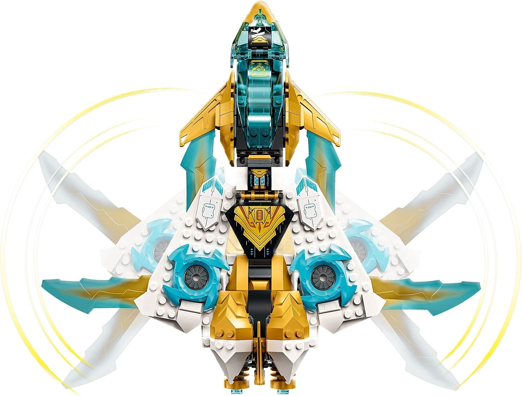LEGO 71770 Zane's Golden Dragon Jet NINJAGO Set - SuperSaverAU - view 3