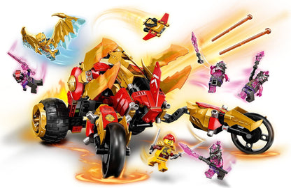 LEGO NINJAGO Kai Golden Dragon Raider SET 71773