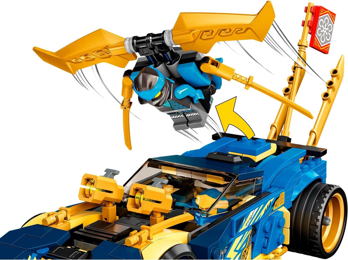 LEGO 71776 NINJAGO Jay & Nya's Race Car EVO