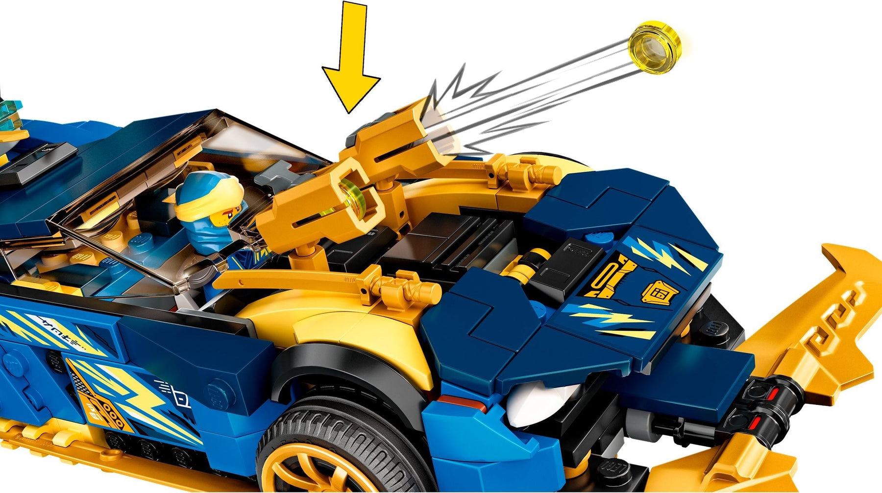 LEGO 71776 NINJAGO Jay & Nya's Race Car EVO - SuperSaverAU - view 4