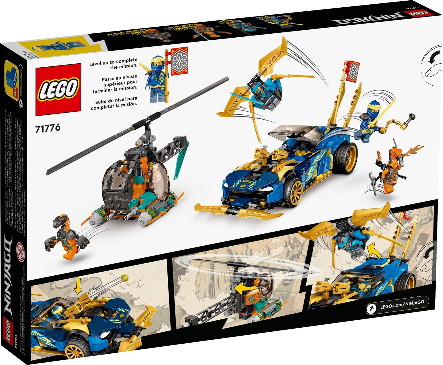 LEGO 71776 NINJAGO Jay & Nya's Race Car EVO