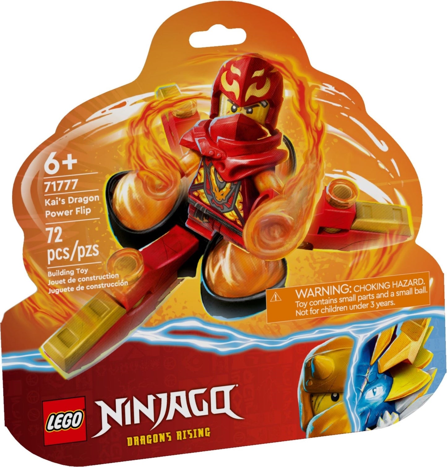 LEGO Ninjago Series 71777 Kai's Dragon Power Spinjitzu Flip- Auzzi Store