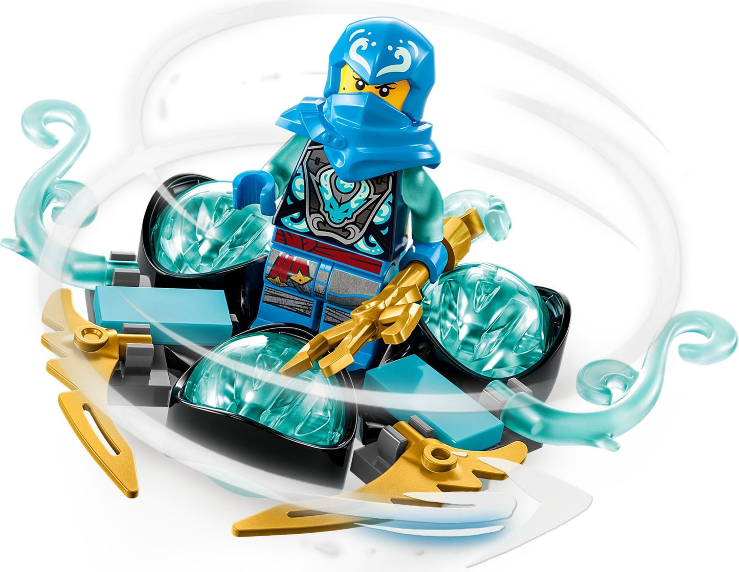 LEGO 71778 Nya's Dragon Power Spinjitzu Drift – NINJAGO Spinning Action Set