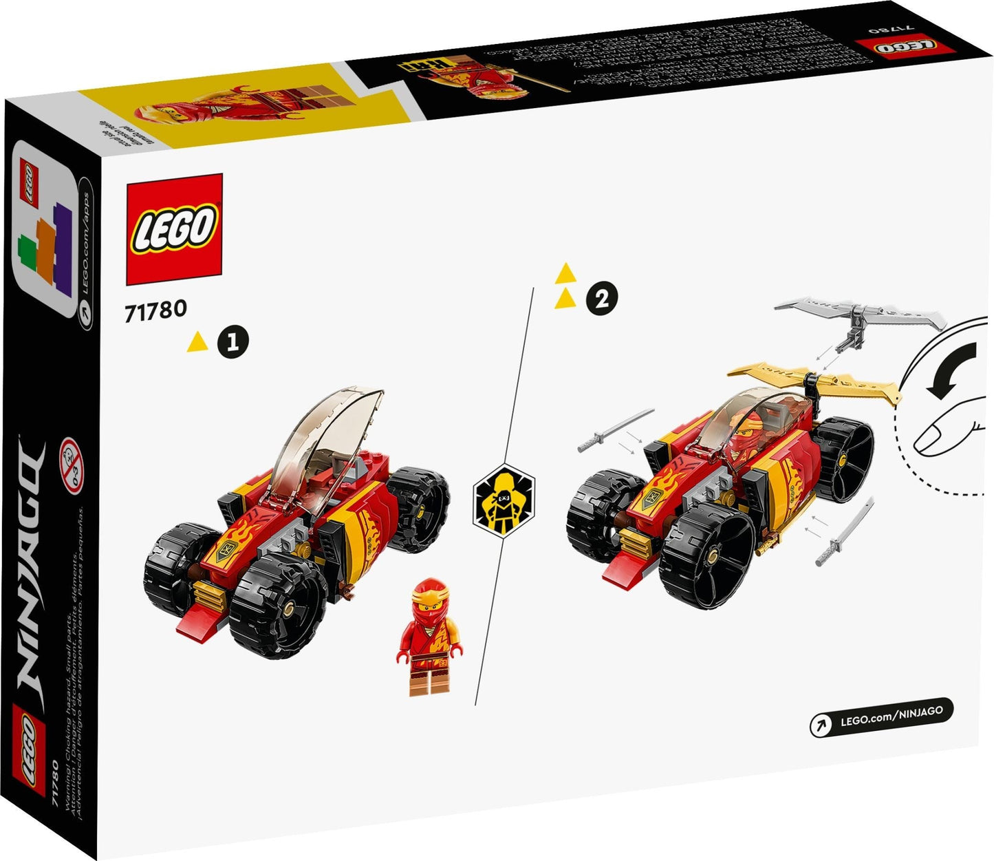 LEGO Ninjago Series 71780 Kai's Ninja Race Car EVO- Auzzi Store