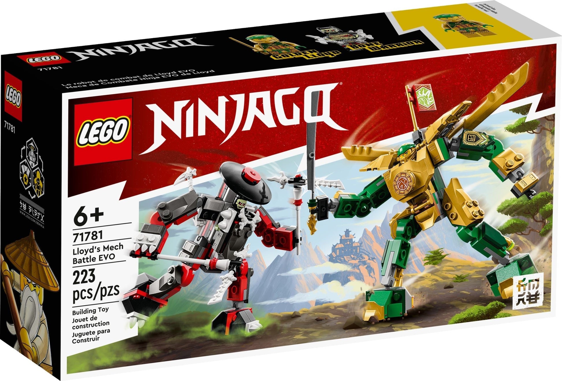 LEGO Ninjago Series 71781 Lloyd's Mech Battle EVO- Auzzi Store