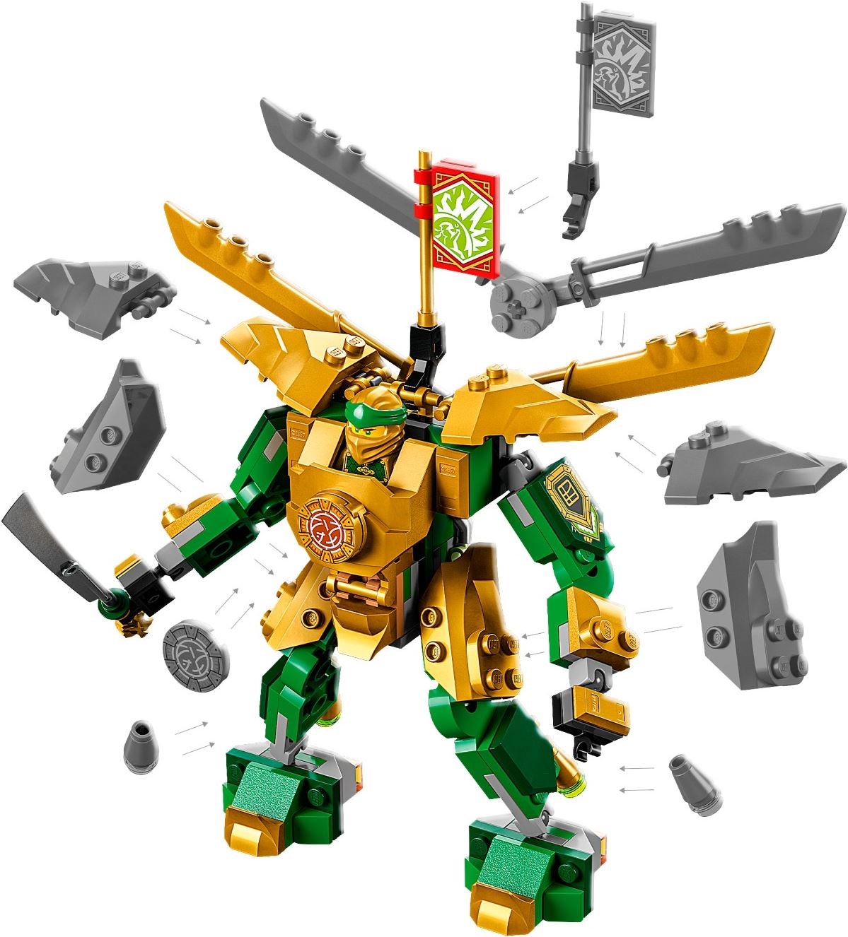 LEGO Ninjago Series 71781 Lloyd's Mech Battle EVO- Auzzi Store