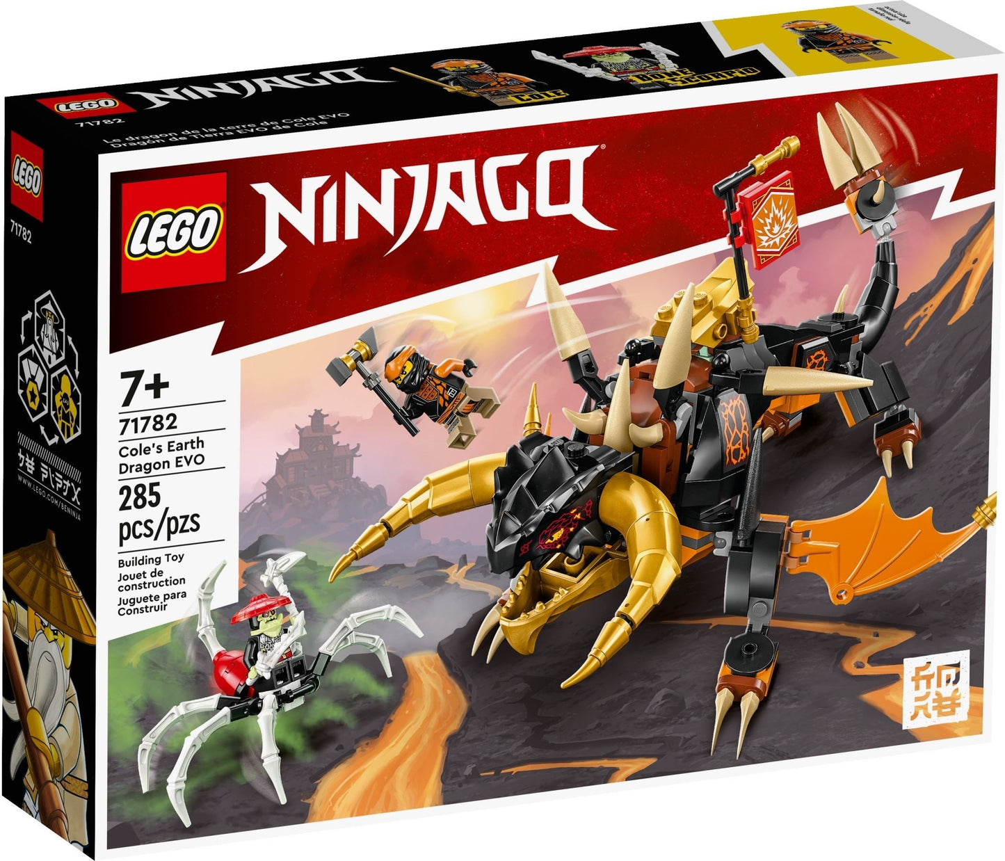 LEGO Ninjago Series 71782 Cole's Earth Dragon EVO- Auzzi Store
