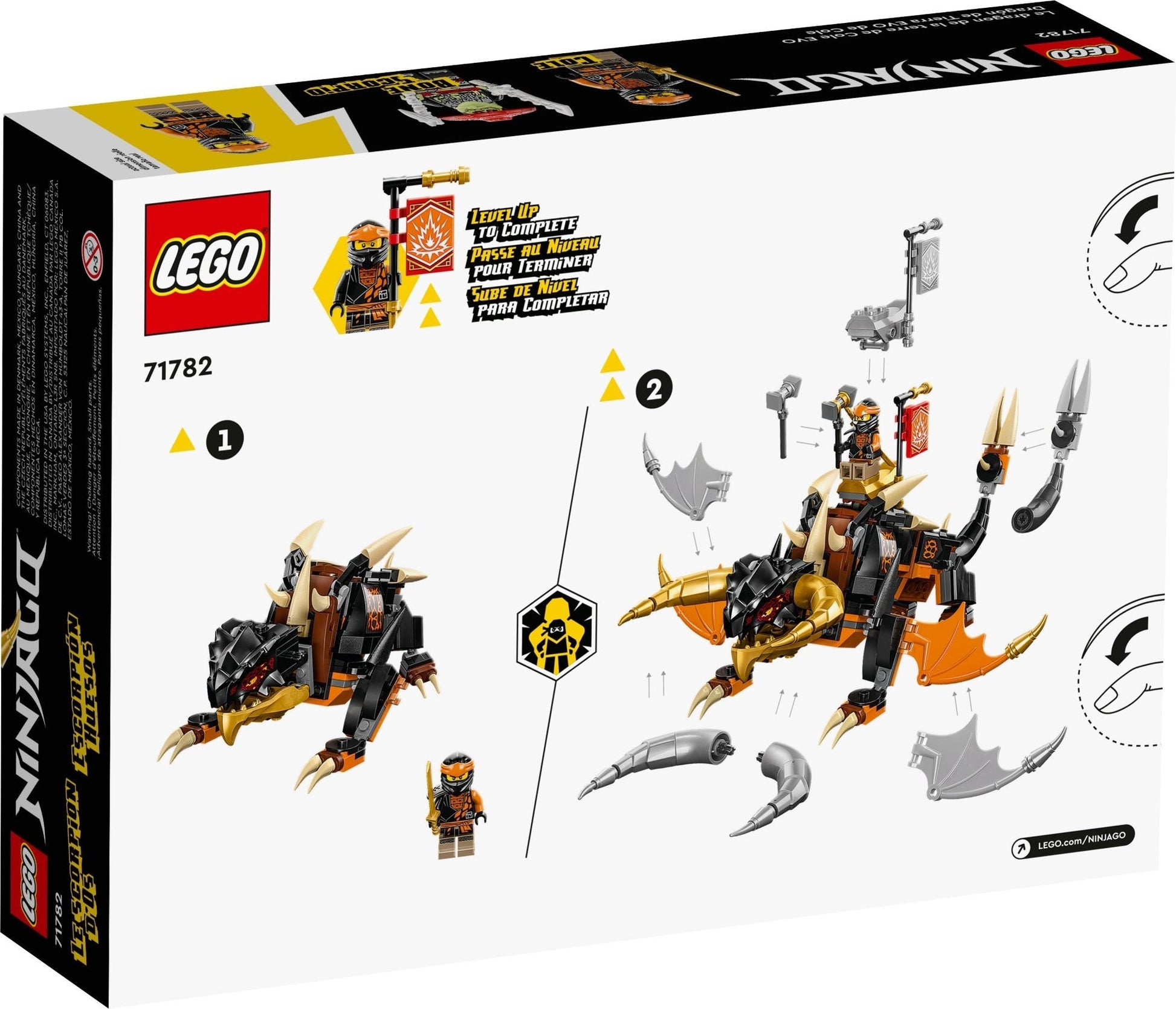 LEGO Ninjago Series 71782 Cole's Earth Dragon EVO- Auzzi Store