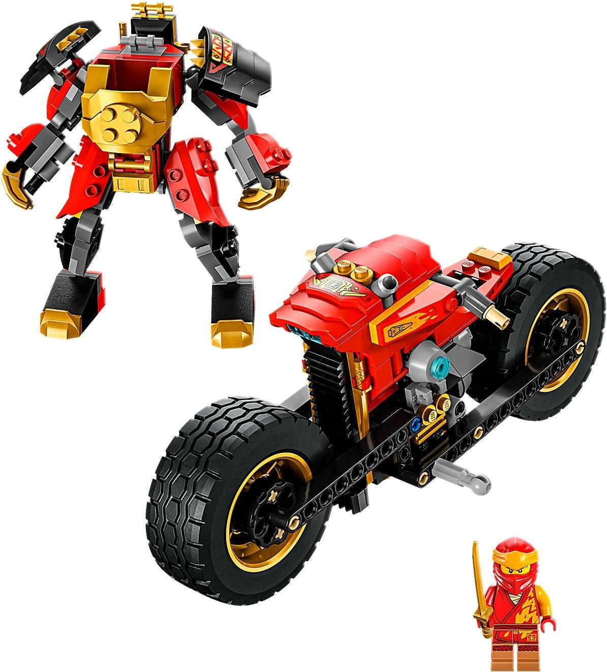 LEGO Ninjago Series 71783 Kai's Mech Rider EVO- Auzzi Store