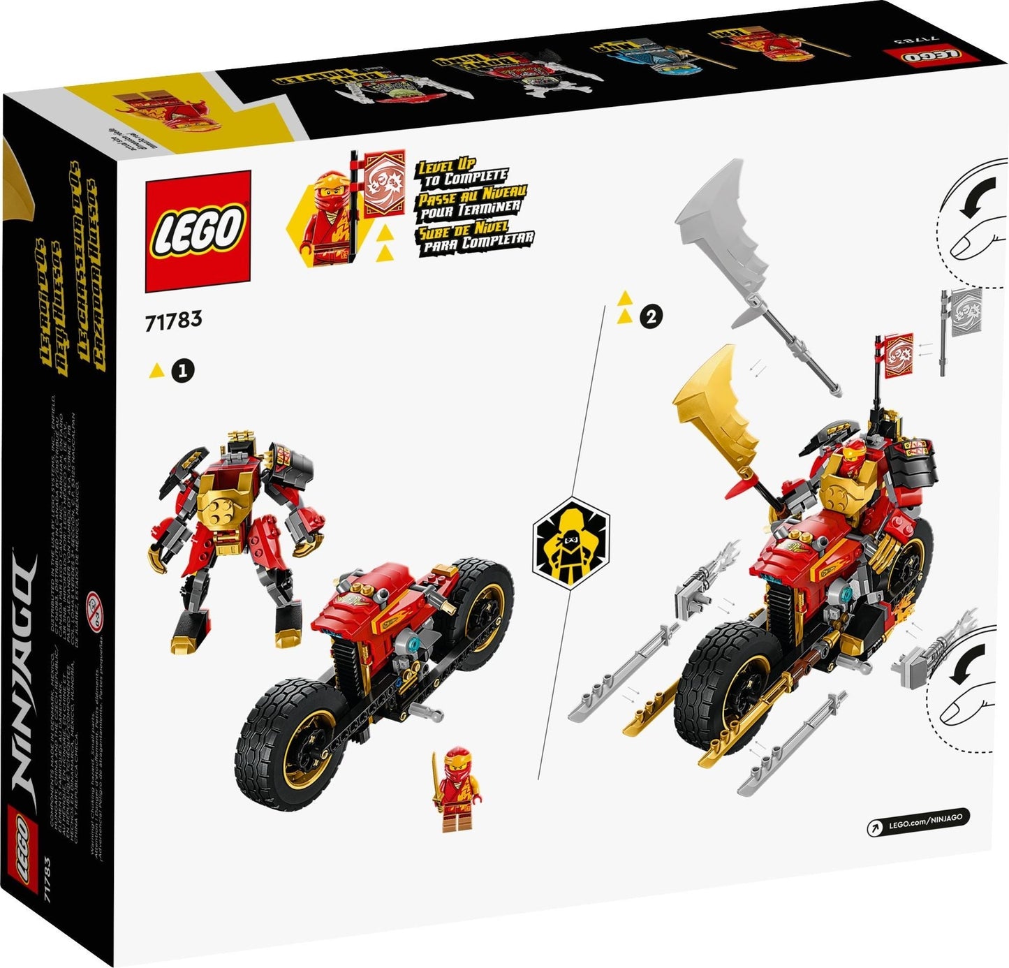 LEGO Ninjago Series 71783 Kai's Mech Rider EVO- Auzzi Store