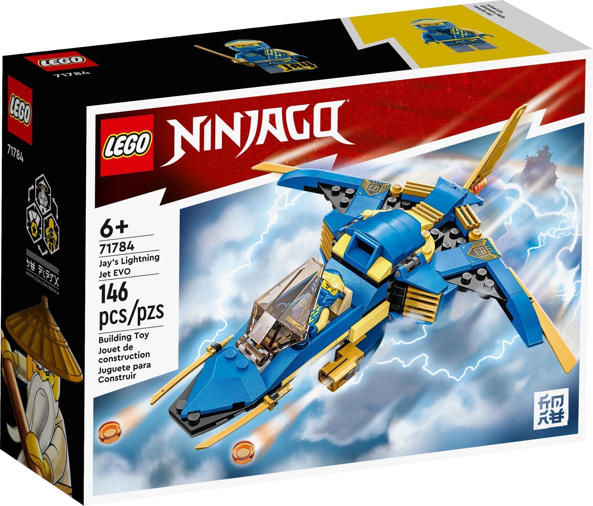LEGO Ninjago Series 71784 Jay's Lightning Jet EVO- Auzzi Store