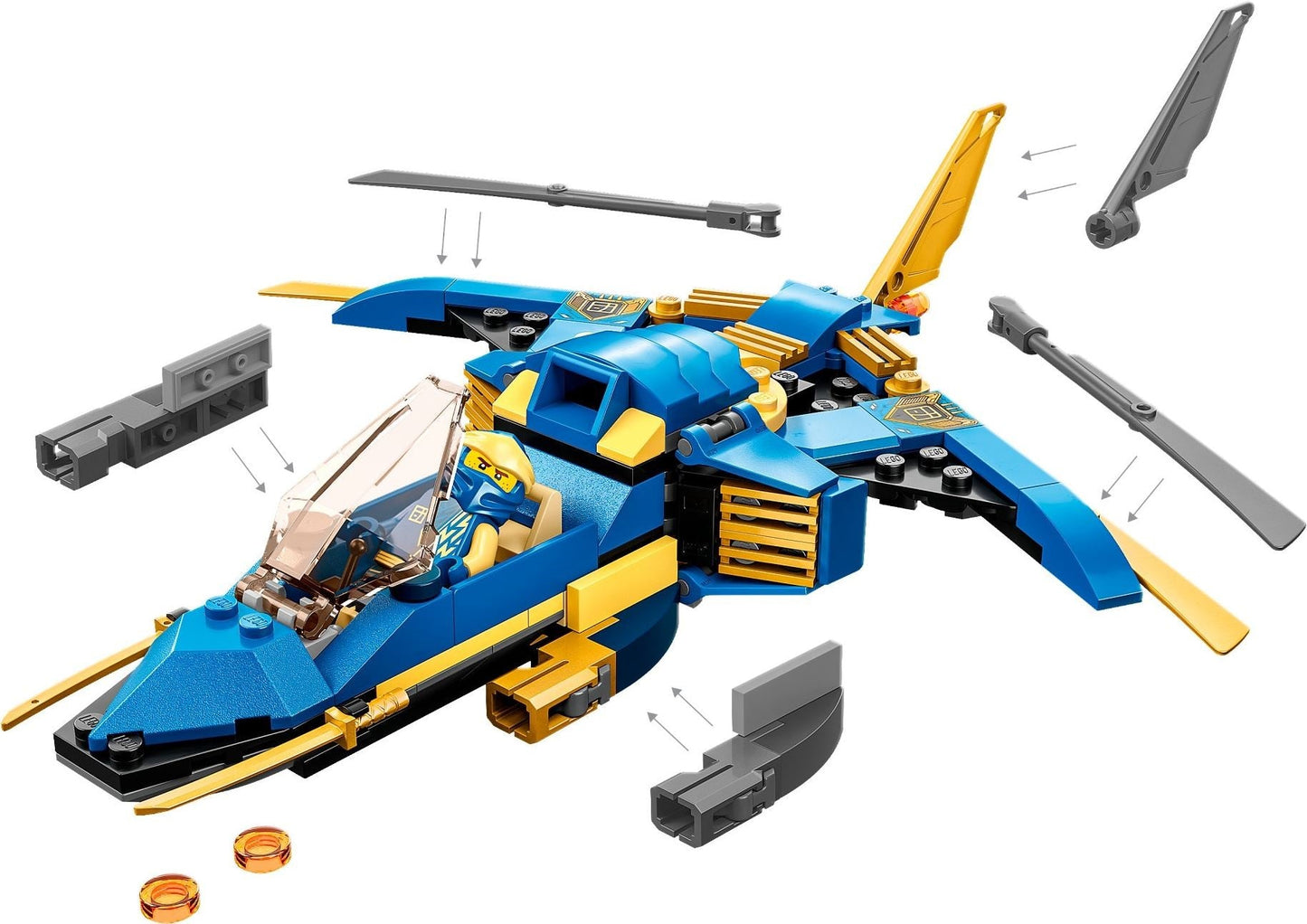 LEGO Ninjago Series 71784 Jay's Lightning Jet EVO- Auzzi Store