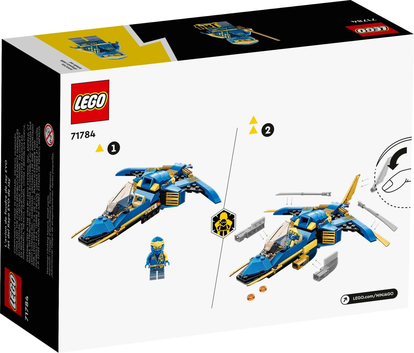 LEGO Ninjago Series 71784 Jay's Lightning Jet EVO- Auzzi Store