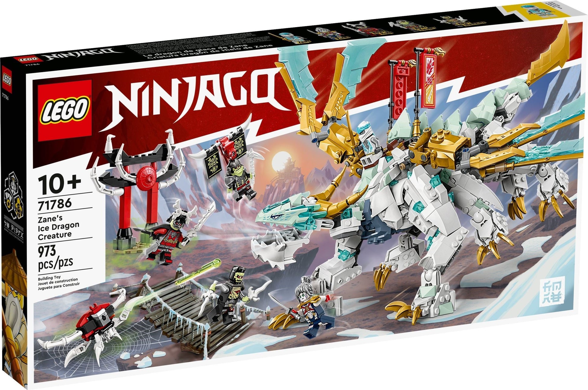 LEGO Ninjago Series 71786 Zane's Ice Dragon Creature- Auzzi Store