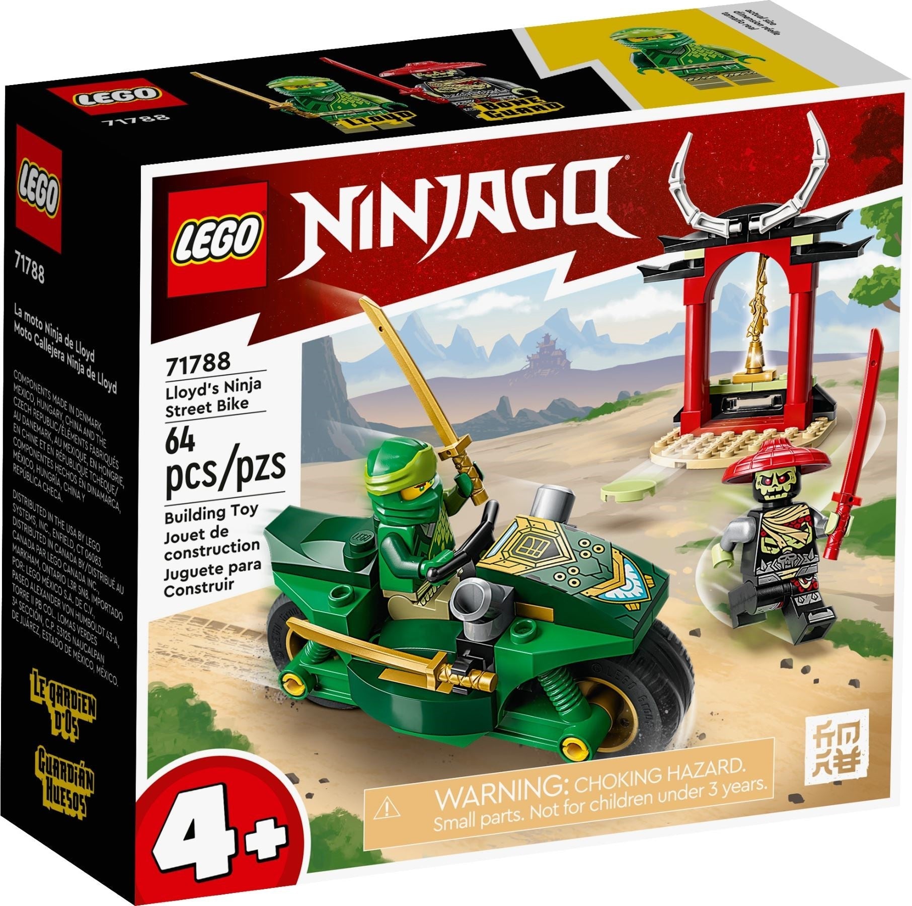 LEGO Ninjago Series 71788 Lloyd's Ninja Street Bike- Auzzi Store