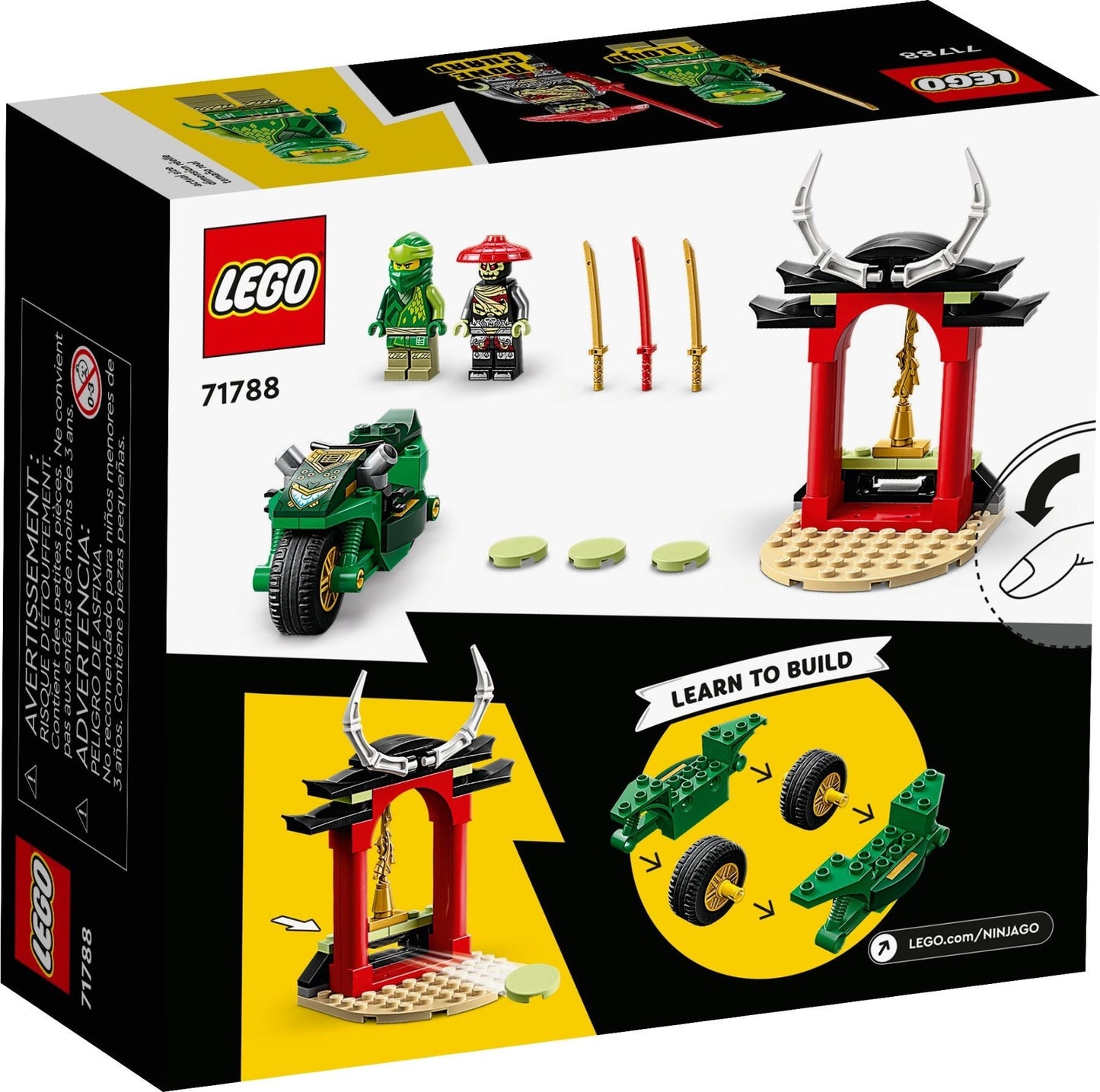 LEGO Ninjago Series 71788 Lloyd's Ninja Street Bike- Auzzi Store