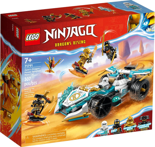 LEGO Ninjago Series 71791 Zane's Dragon Power Spinjitzu Race Car - Zane- Auzzi Store