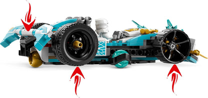 LEGO Ninjago Series 71791 Zane's Dragon Power Spinjitzu Race Car - Zane- Auzzi Store