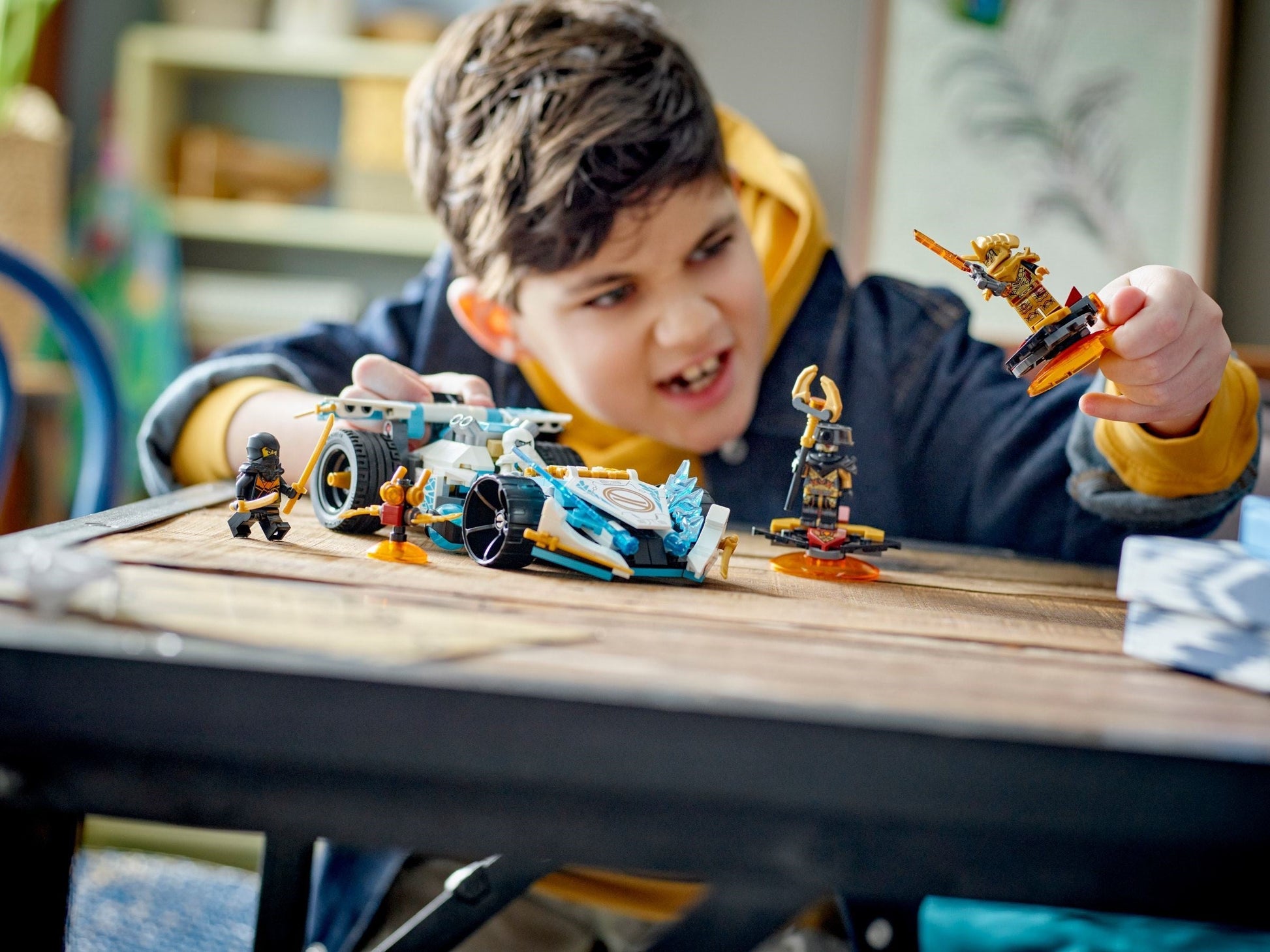 LEGO Ninjago Series 71791 Zane's Dragon Power Spinjitzu Race Car - Zane- Auzzi Store