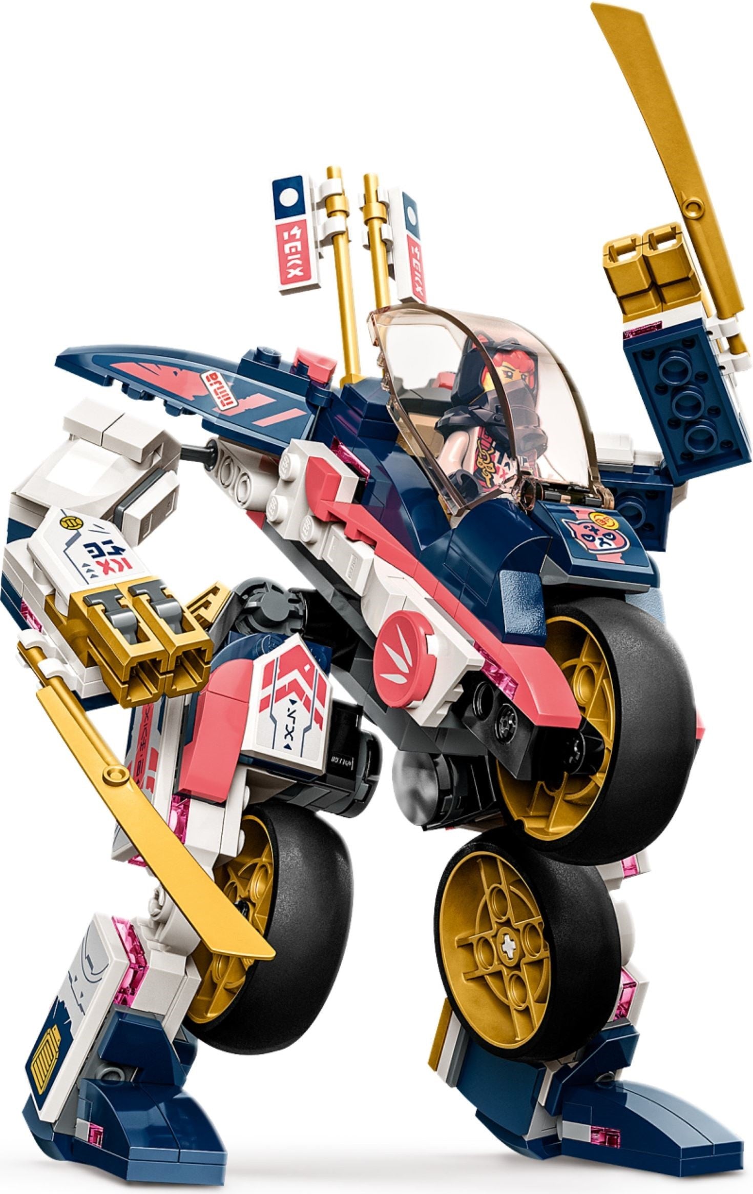 LEGO Ninjago Series 71792 Sora's Transforming Mech Bike Racer - Sora- Auzzi Store