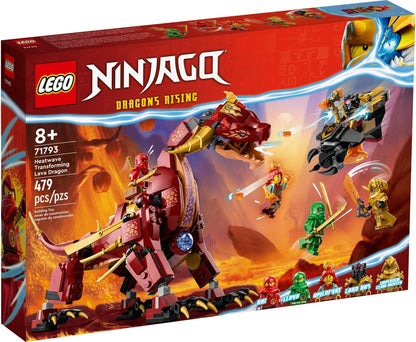 LEGO Ninjago Series 71793 Heatwave Transforming Lava Dragon - Heatwave- Auzzi Store