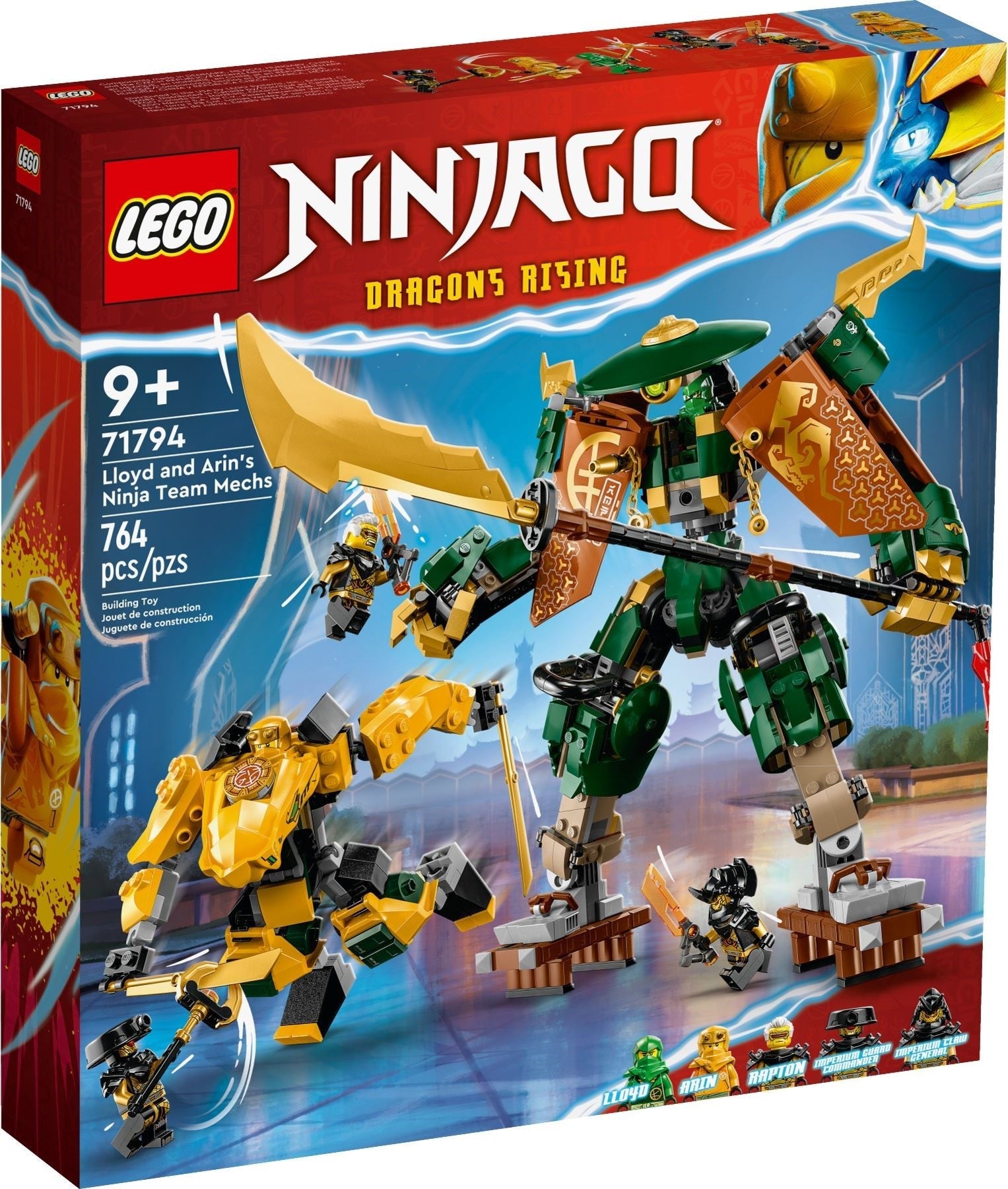 LEGO Ninjago Series 71794 Lloyd and Arin's Ninja Team Mechs - Lloyd- Auzzi Store